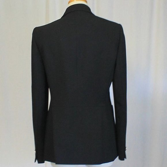 Anne Klein Faux Double Breasted Blazer Open Front, Size 0 - Picture 4 of 7